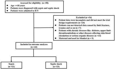 Laser speckle contrast imaging to monitor microcirculation: An effective method to predict outcome in patients with sepsis and septic shock